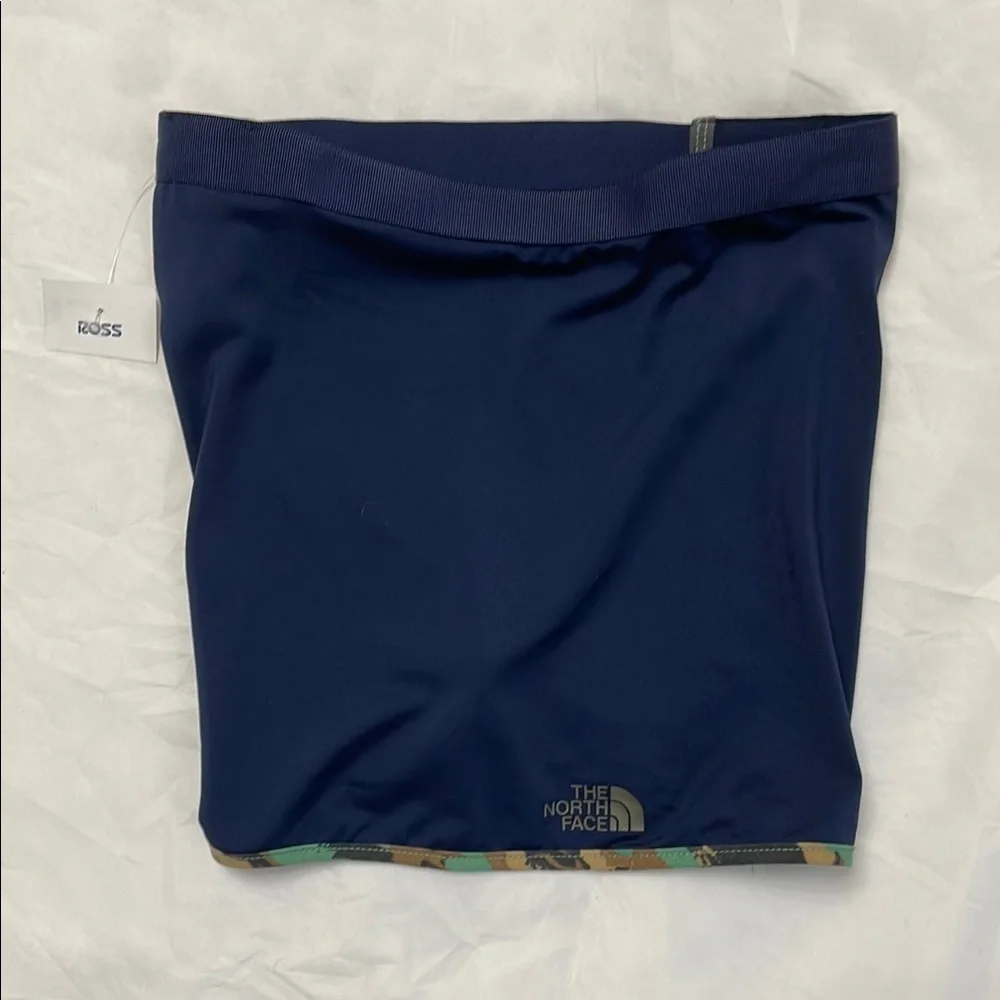 The North Face Unisex Blue & Green Face Shield Mask w/ Velcro & Snap, One Size